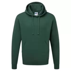 Russell Mens Authentic Hooded Sweatshirt / Hoodie (2XL) (Bottle Green)