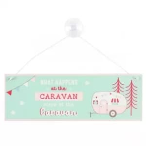 What Happens at the Caravan Window Sign