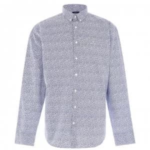Gant Gant Long Sleeve AOP Shirt - Blue 436
