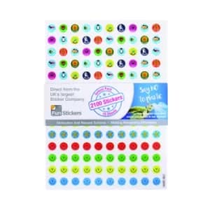 Fun Stickers 2100 Reward Stickers A5 (Pack of 15) Mars 1924