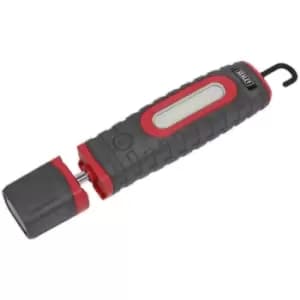 360A‚A° Swivel Inspection Light - 24 SMD & 3W SMD LED - Rechargeable - Red