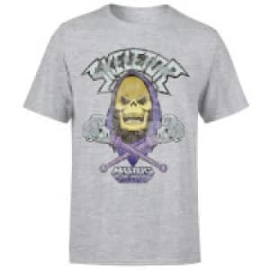 He-Man Skeletor Distressed Mens T-Shirt - Grey - 3XL