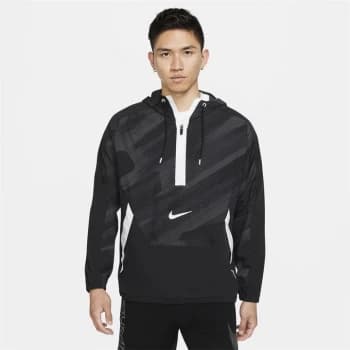 Nike Dri-FIT Sport Clash Mens Woven Hooded Training Jacket - Black