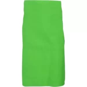 Dennys Adults Unisex Catering Waist Apron With Pocket (One Size) (Zest) - Zest