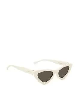 Jimmy Choo Addy Small Cat Eye Sunglasses - Ivory