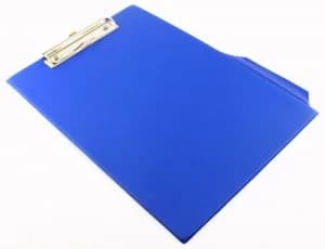 Q Connect Pvc Clipboard Single Blue