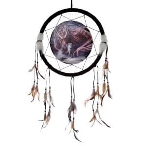 Lisa Parker Alliance Dragon and Wolf Dreamcatcher 16cm