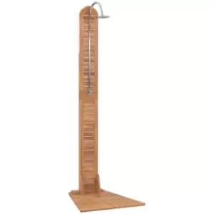Vidaxl - Garden Shower Solid Teak 70x75x204cm - Brown