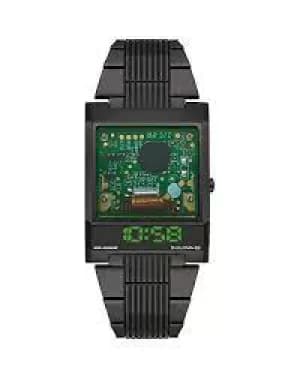 Bulova Watch Computron D Cave Mens