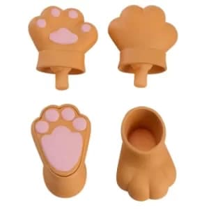 Original Character Parts for Nendoroid Doll Figures Animal Hand Parts Set (Brown)
