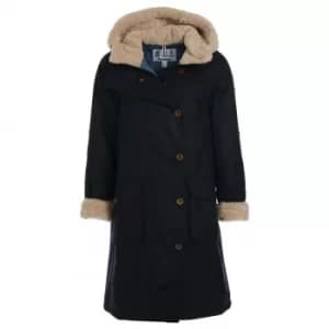 Barbour Womens Peregrine Wax Jacket Royal Navy 10