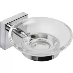 Chester Flexi-Fix Soap Dish & Holder, Chrome - Croydex