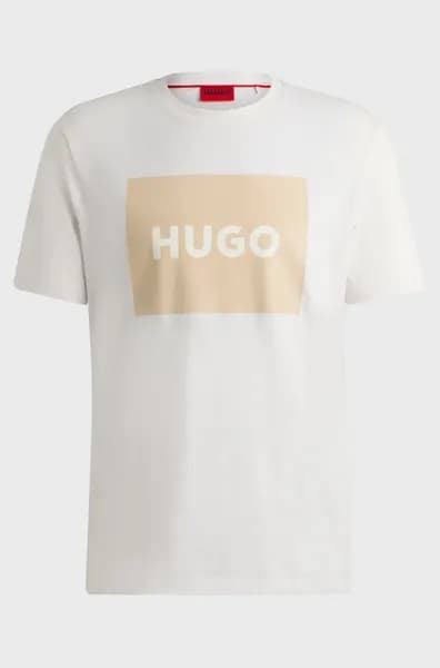 HUGO Dulive222 Graphic T-Shirt Open White M