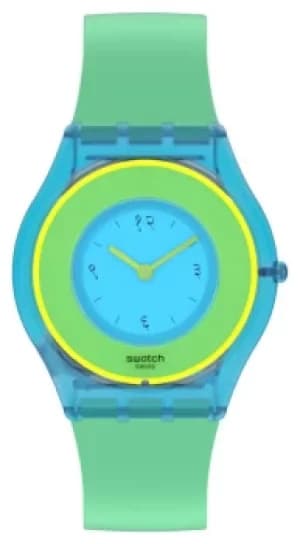 Swatch Skin Classic Hara Green Bio-Sourced Plastic Case Watch