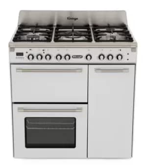 DeLonghi D3VR 908-DF/WH 90cm Dual Fuel Range Cooker