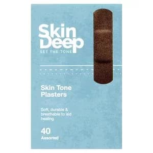 Skin Deep Skin Tone Plasters 40 Dark