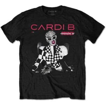 Cardi B - Transmission Unisex Large T-Shirt - Black
