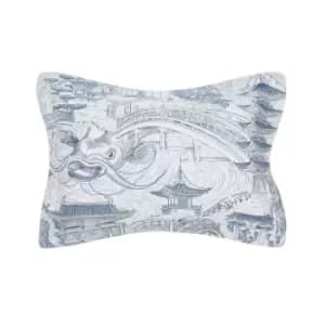 Zoffany Eastern Palace Oxford Pillowcase, Indigo