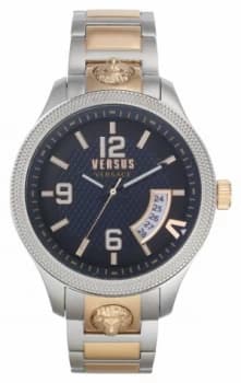 Versus Versace Mens Reale Two-Tone Steel Bracelet Watch