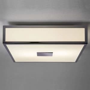 Bathroom Flush 2 Light Ceiling Polished Chrome IP44, E27