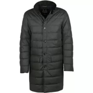 Barbour Baffle Mac Waxed Jacket - Green