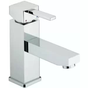 Bristan - Quadrato Basin Mixer Tap with Eco-Click and Pop Up Waste - Chrome