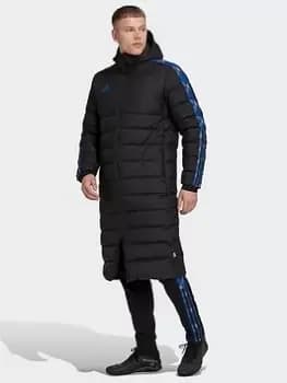 adidas Tiro Long Down Coat, Black Size M Men