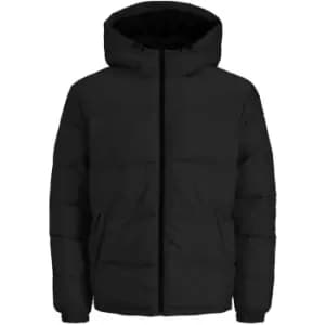 Jack and Jones Hooded Knight Jacket Mens - Black