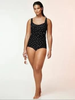 Evans Spot Highwaisted Brief - Black/White