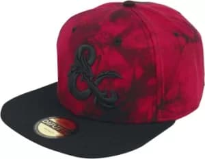 Dungeons and Dragons Dragon Cap red black