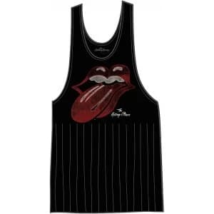 The Rolling Stones Vintage Tongue Logo with Tassels Ladies Small Tee Vest