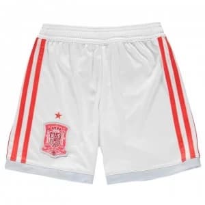 adidas Spain Away Shorts 2018 Junior - White/Red