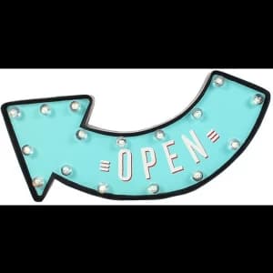Open Light Up Sign