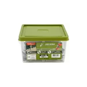 4.5 x 65mm C2 Green Countersunk Decking Screw Qty 250 - Timco