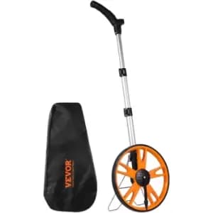 VEVOR Measuring Wheel 317mm Road Runner Telescoping Handle Feet/Inches w/ Bag