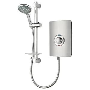 Triton Style Enhance Collection Premium Brushed Steel Electric Shower - 8.5kW