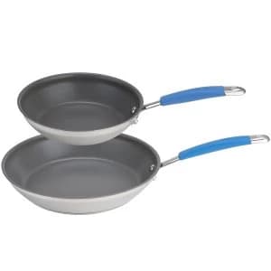 Joe Wicks Quick & Even Stainless Steel Frypans Set - 2 Piece