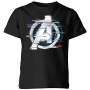 Avengers: Endgame White Logo Kids T-Shirt - Black - 11-12 Years