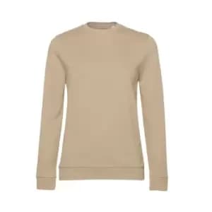 B&C Womens/Ladies Set-in Sweatshirt (L) (Sand)