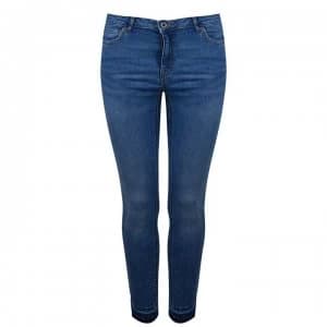 Jack Wills Fernham Cropped Jeans - Mid Indigo