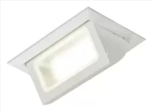 KnightsBridge 230V 30W Rectangular Recessed LED Wallwasher