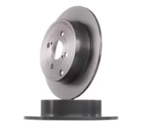 PAIR PAINTED BREMBO BRAKE DISCS 08.A337.11