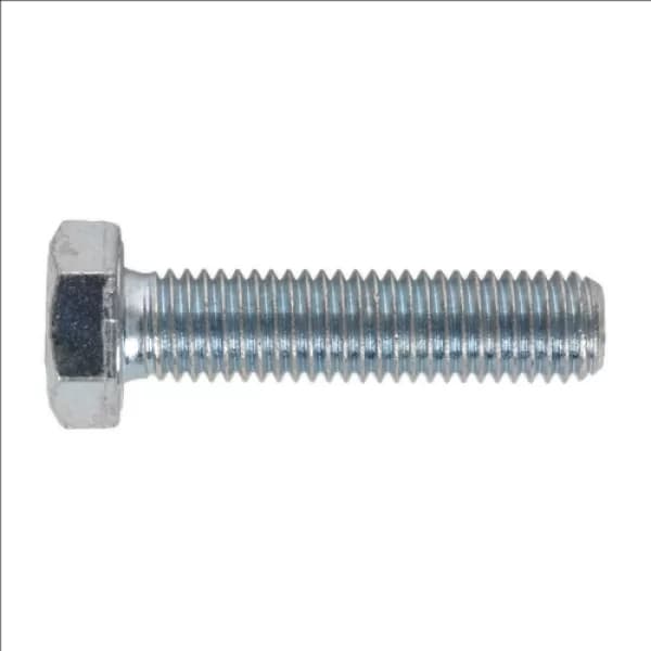 Genuine SEALEY SS1250 HT Setscrew M12 x 50mm 8.8 Zinc DIN 933 Pack of 25