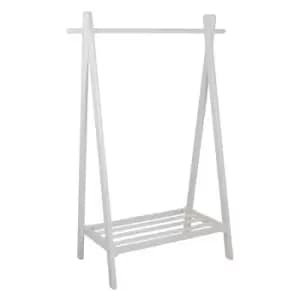 Charles Bentley Clothes Rail 120cm - White