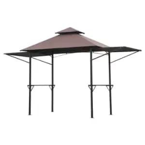 Outsunny Party BBQ Tent Outdoor Camping Patio Canopy Awing Waterproof