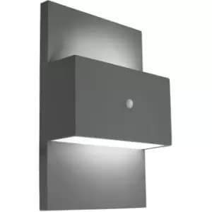 Elstead Geneve Outdoor 1 Light Wall Light with PIR Graphite, E27