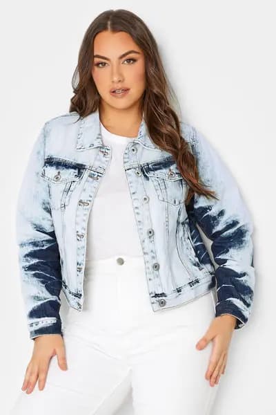 Yours Denim Jacket Blue