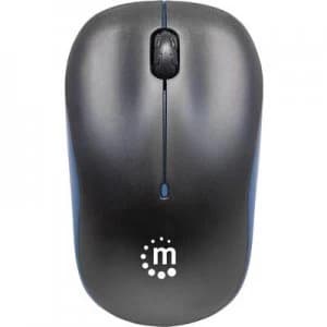 Manhattan Success Radio WiFi mouse Optical Black, Blue