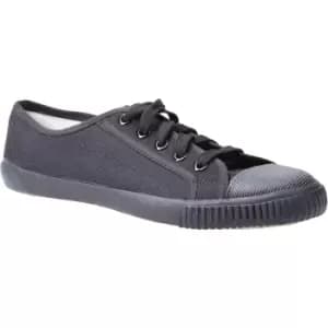 Mirak Toe Cap Plimsoll Unisex Black UK Size 6
