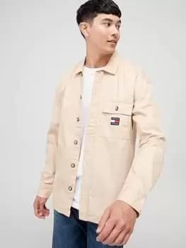 Tommy Jeans TJM Classic Solid Overshirt - Trench, Trench Size M Men